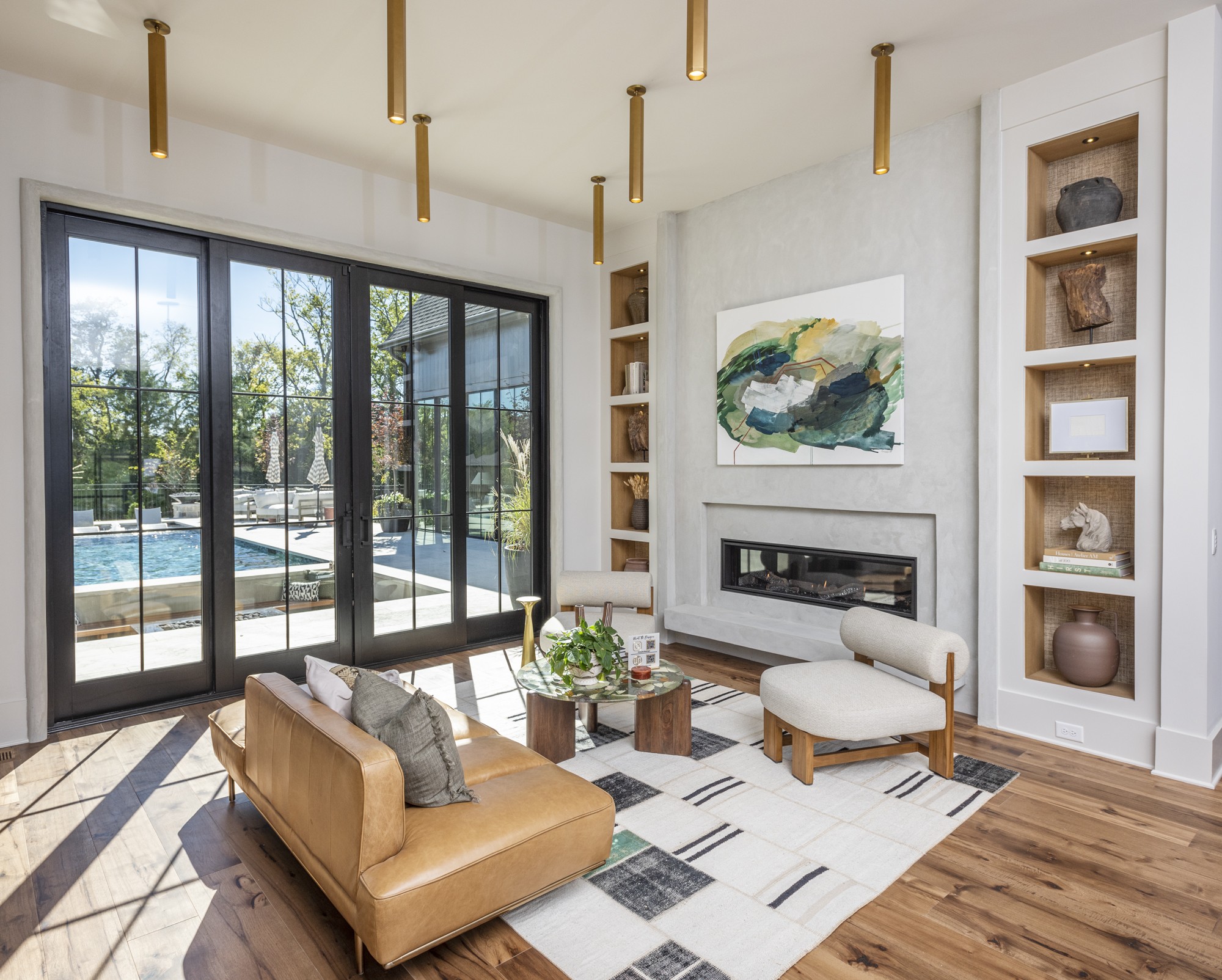 1549 Sunset Road Brentwood, TN 37027 - Photo 5 of 43 a living room with furniture large window and fireplace