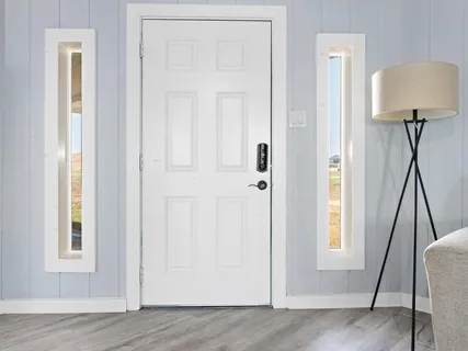 a view of entryway with front door