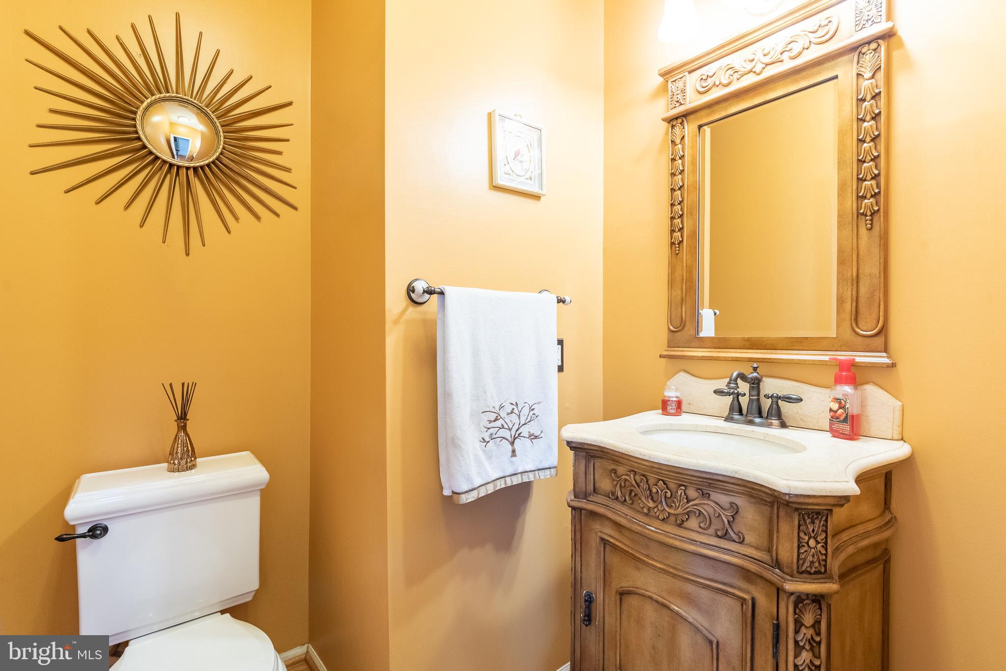 1907 Wagner Farm Road Bel Air, MD 21015 - Photo 24 of 67 a bathroom with a sink mirror and toilet