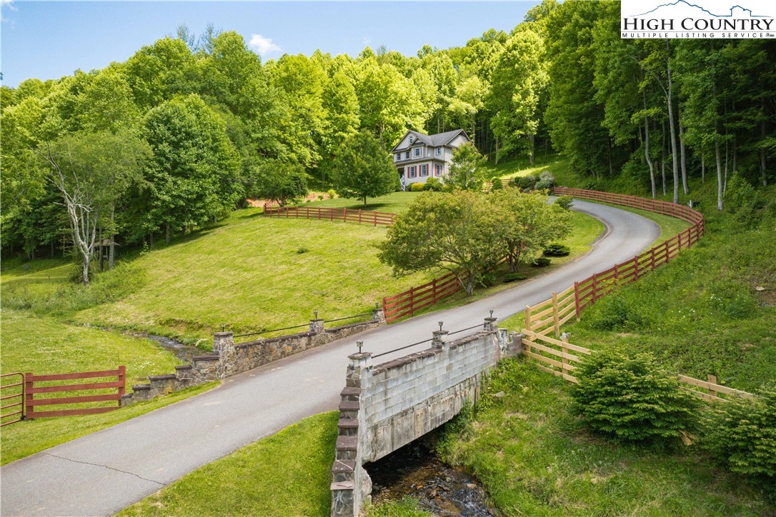 1527 Mabel School Road Zionville, NC 28698 - Photo 1 of 49 a view of a garden from a balcony