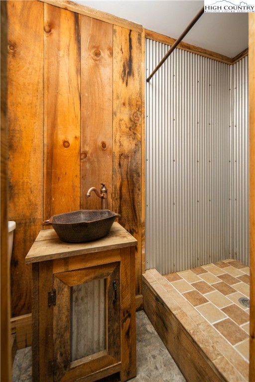 1527 Mabel School Road Zionville, NC 28698 - Photo 37 of 49 a bathroom with a sink and a mirror