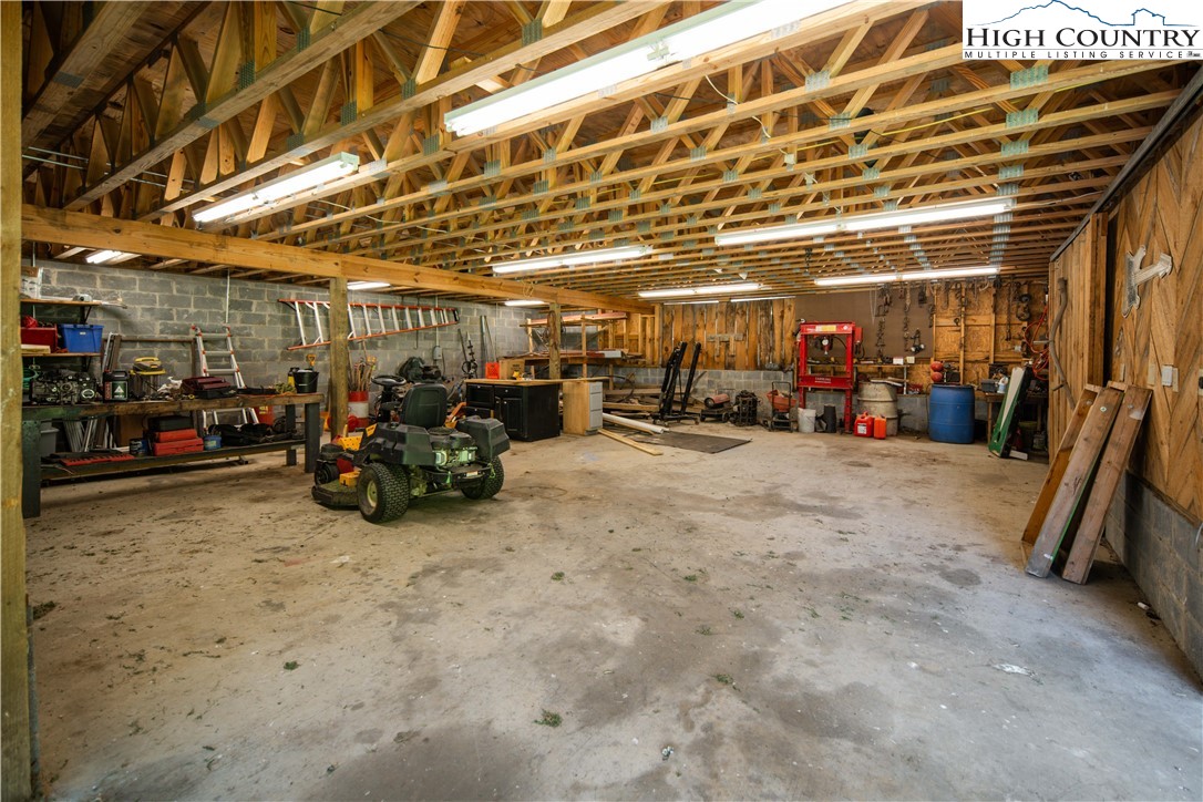 1527 Mabel School Road Zionville, NC 28698 - Photo 41 of 49 a view of a room with gym equipment