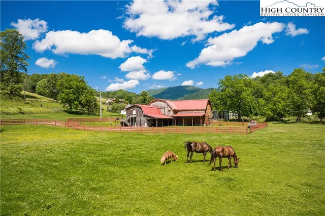 a view of a house with a big yard and large trees