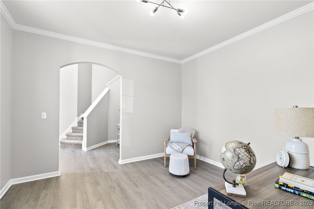 516 Heathrow Drive Spring Lake, NC 28390 - Photo 6 of 42 a view of dining room with wooden floor
