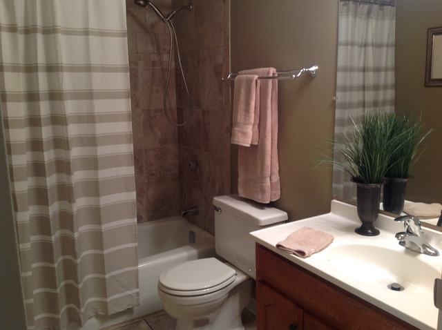 617 Quail Run Road Matteson, IL 60443 - Photo 12 of 13 a bathroom with a sink toilet and shower