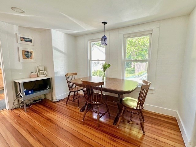 653 Main Road Chesterfield, MA 01012 - Photo 11 of 38 a view of a dining room with furniture window and wooden floor