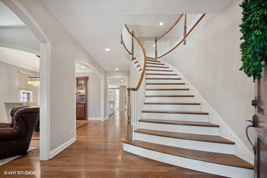 438 West 3rd Street Elmhurst, IL 60126 - Photo 3 of 43 a view of entryway and hall with wooden floor