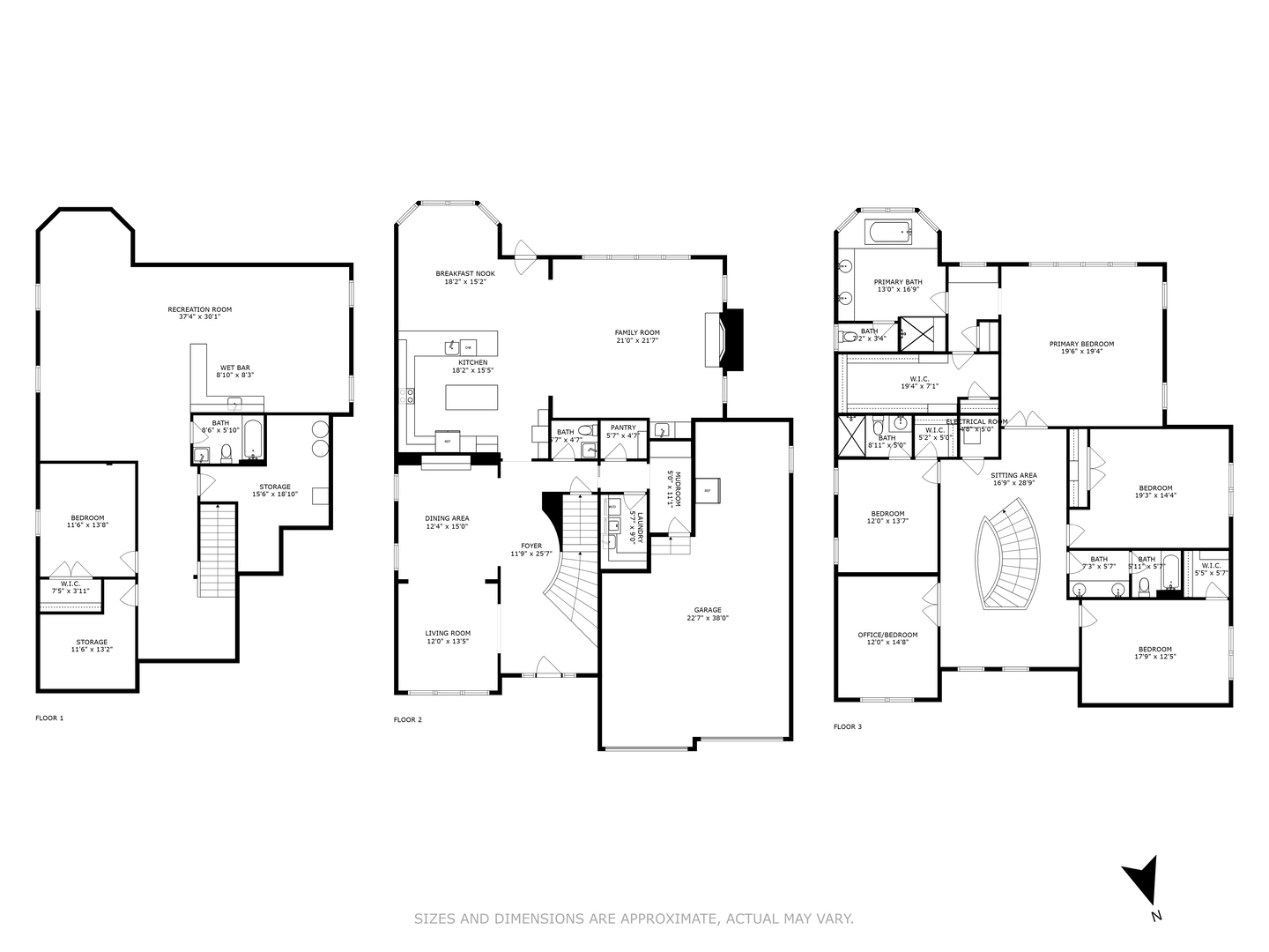 438 West 3rd Street Elmhurst, IL 60126 - Photo 40 of 43 a picture of a floor plan