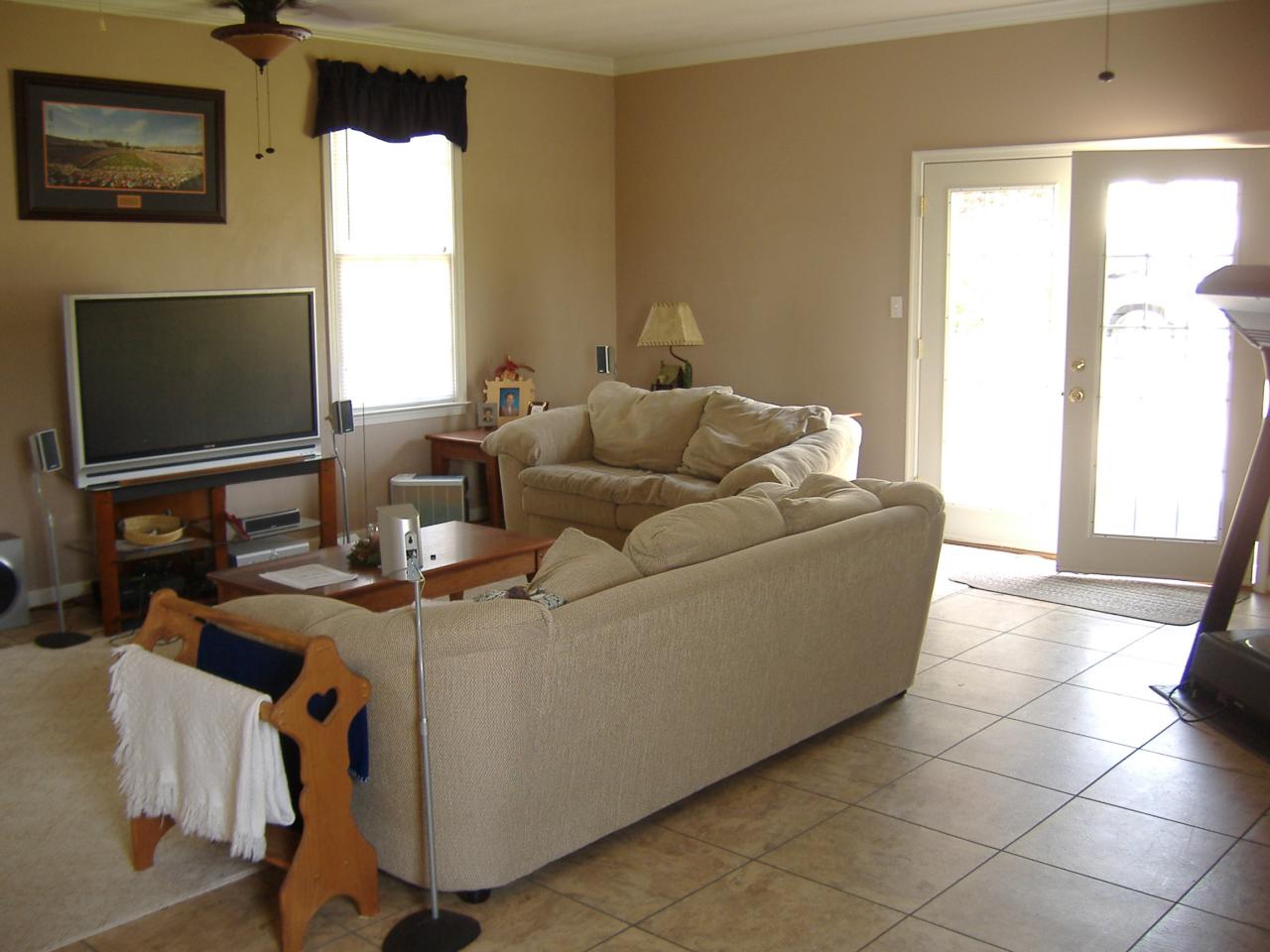 1420 Mill Iron Road Goodview, VA 24095 - Photo 6 of 26 a living room with furniture and a flat screen tv