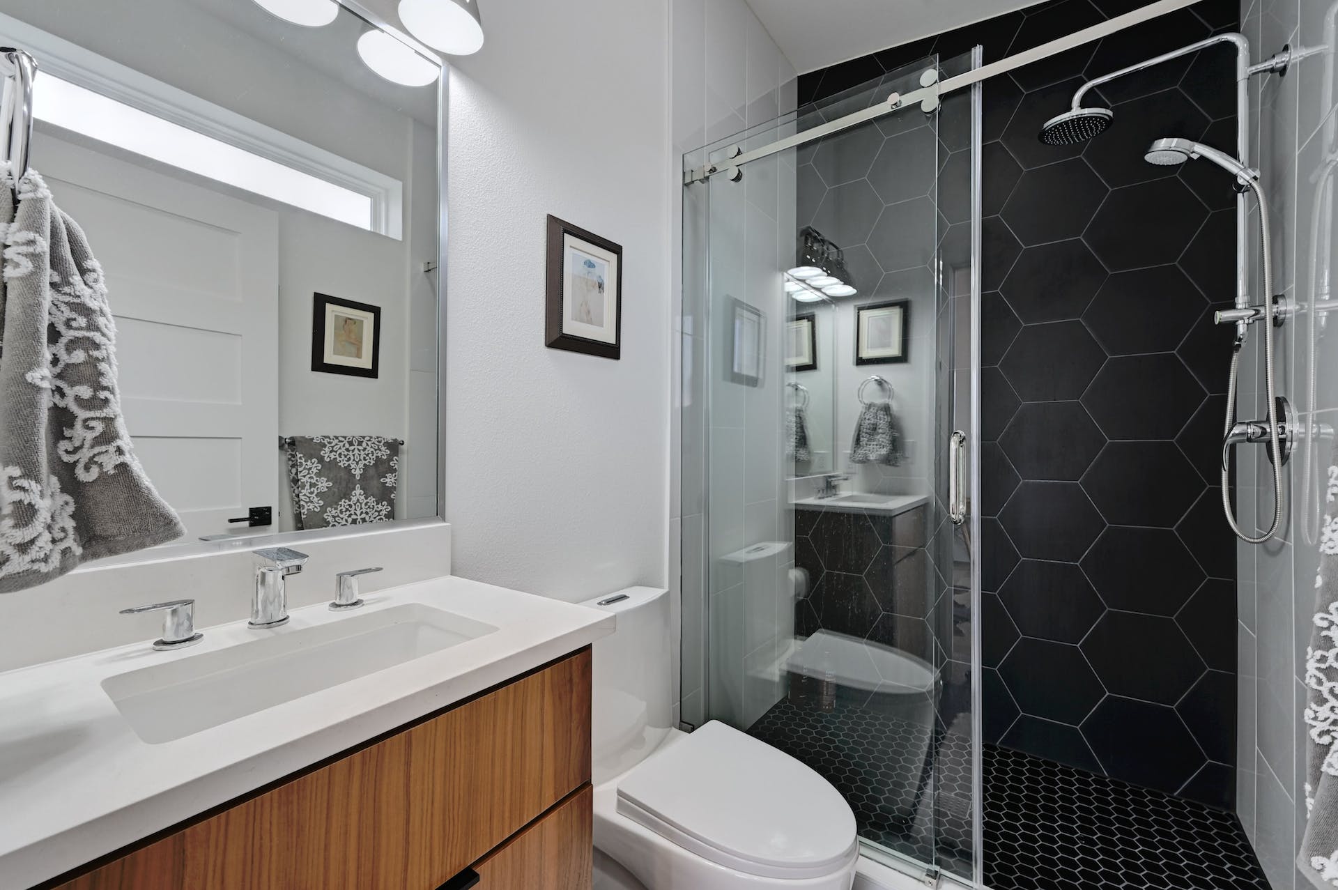 201 Tillery Square, Unit 2 Austin, TX 78702 - Photo 14 of 20 Luxurious primary bathroom with walk-in shower