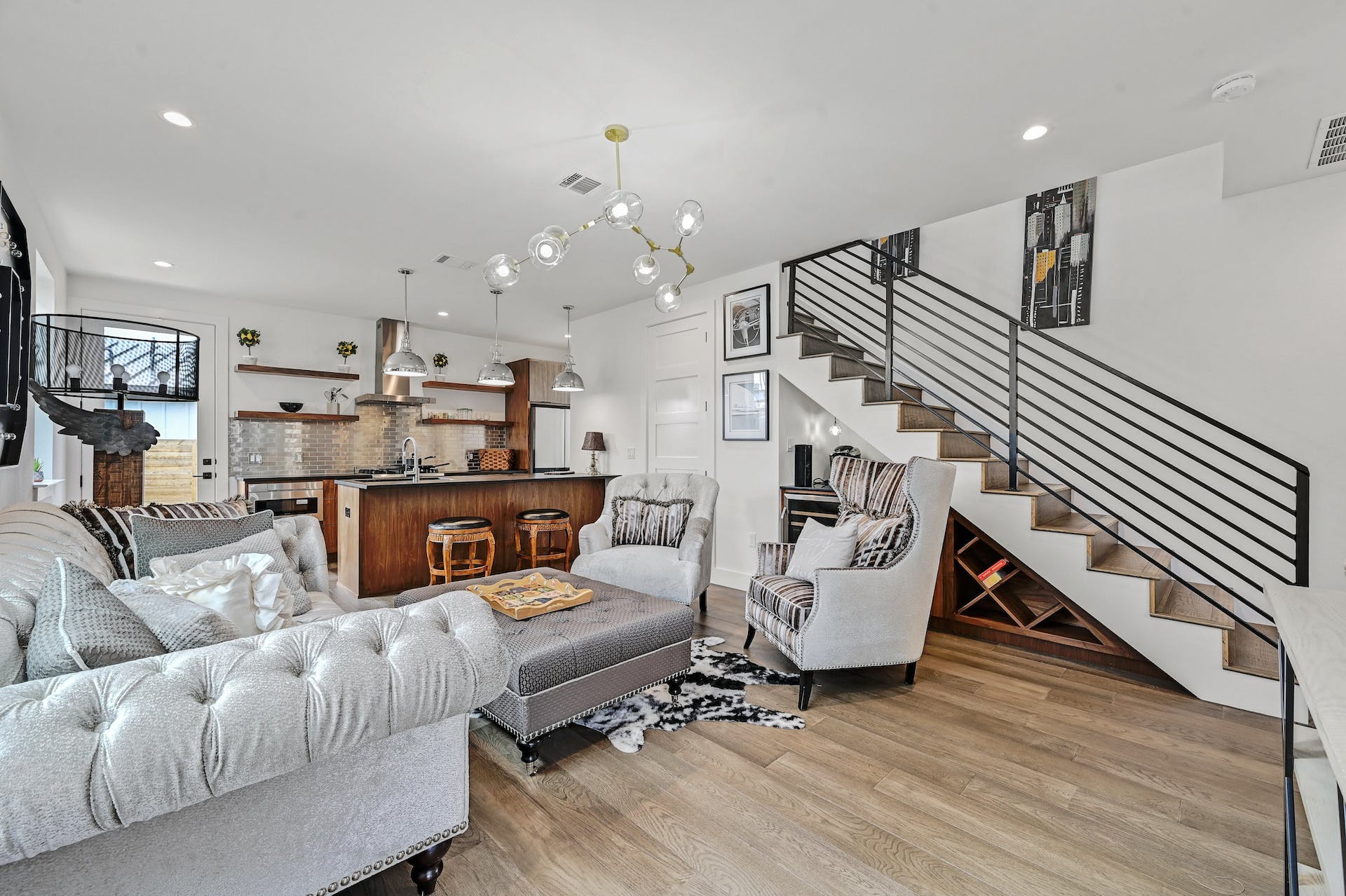 201 Tillery Square, Unit 2 Austin, TX 78702 - Photo 4 of 20 Open concept downstairs living area