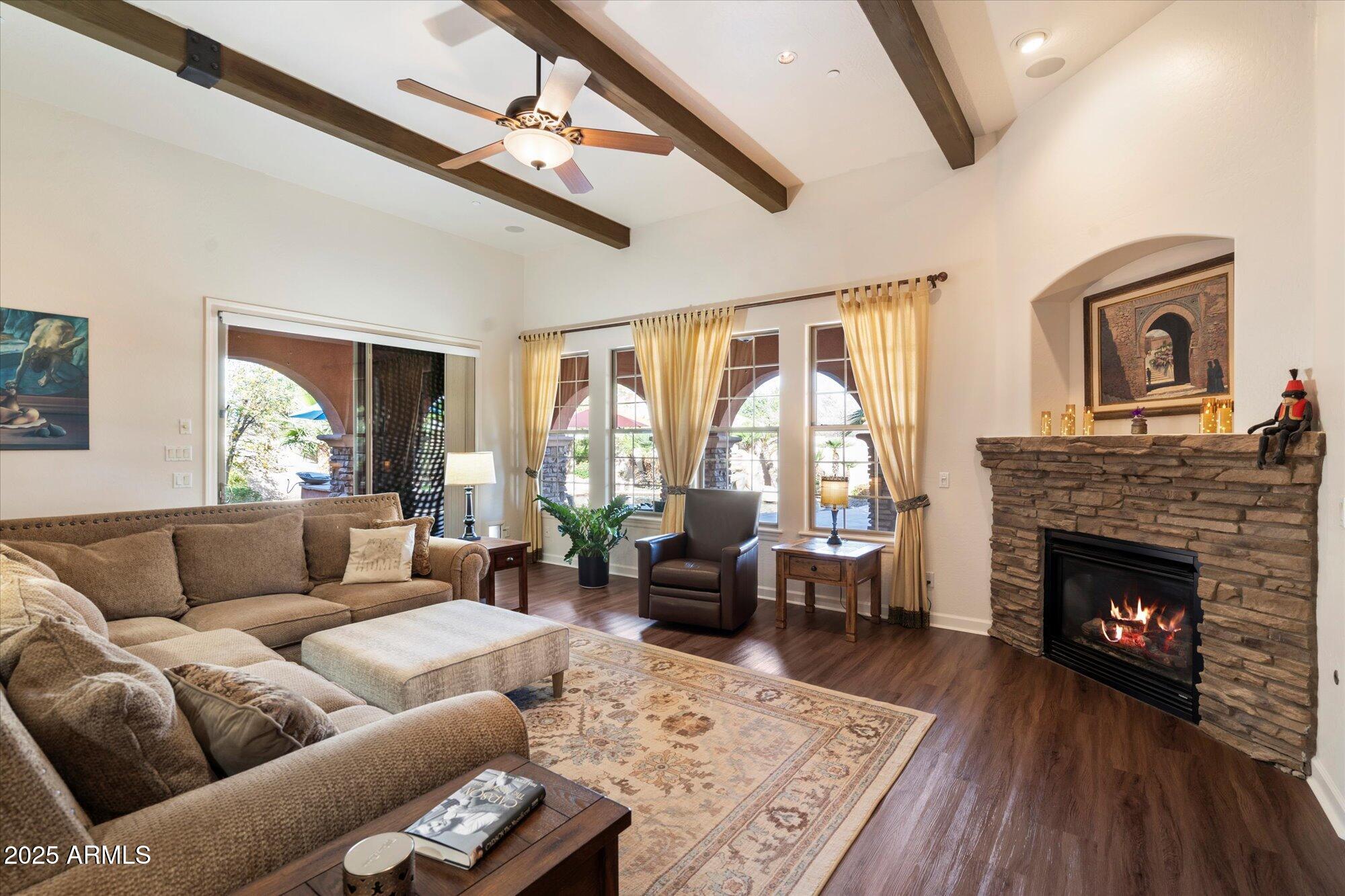 3132 East Harwell Road Phoenix, AZ 85042 - Photo 14 of 36 living space w/fireplace