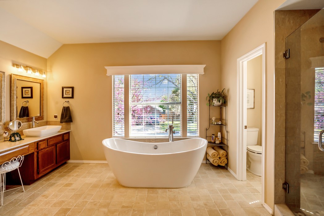 412 Derby Lane Georgetown, TX 78626 - Photo 20 of 37 a view of a bathtub in a room