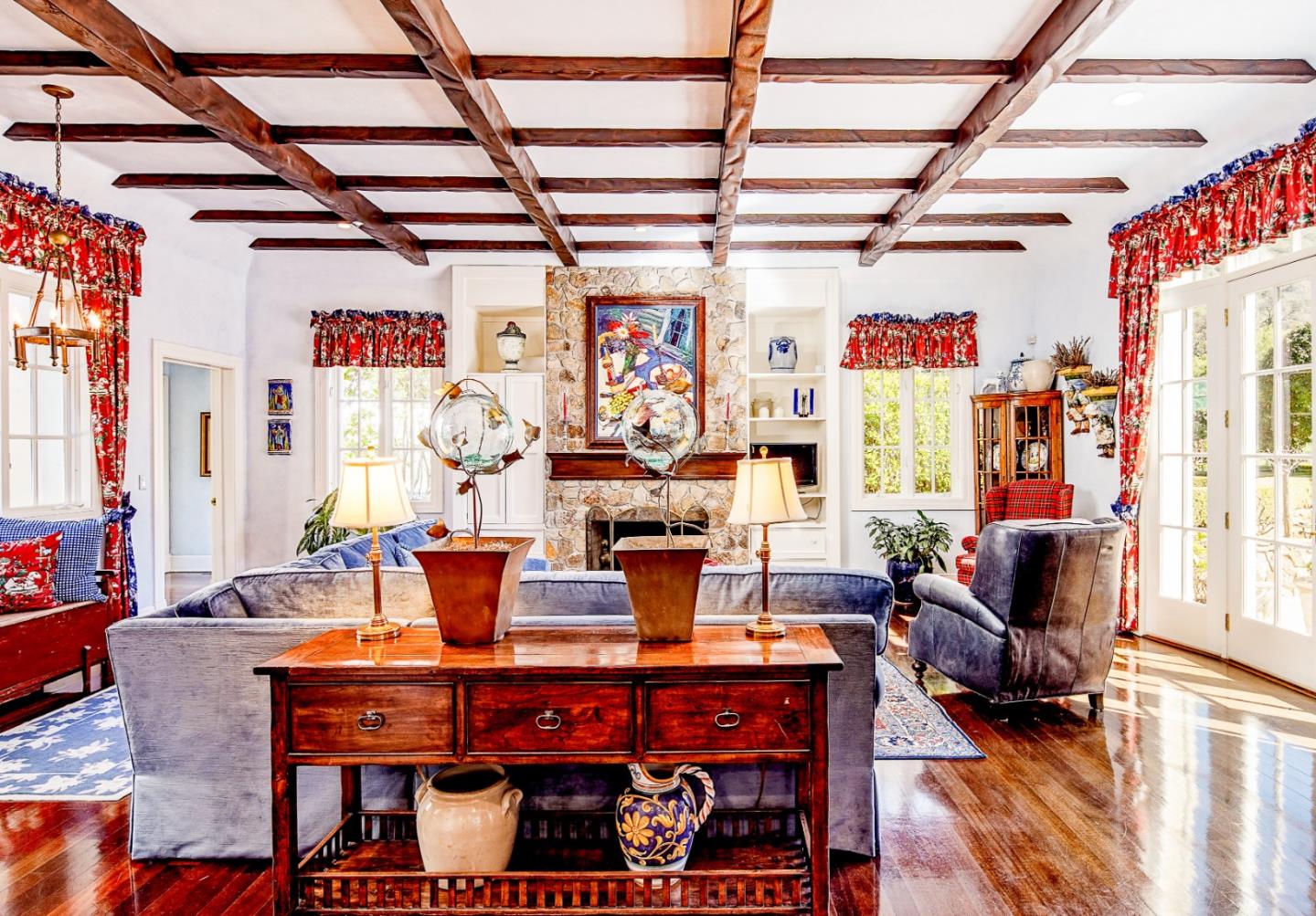 12 Ring Lane Carmel Valley, CA 93924 - Photo 21 of 73 a view of a dining room with furniture a chandelier and wooden floor