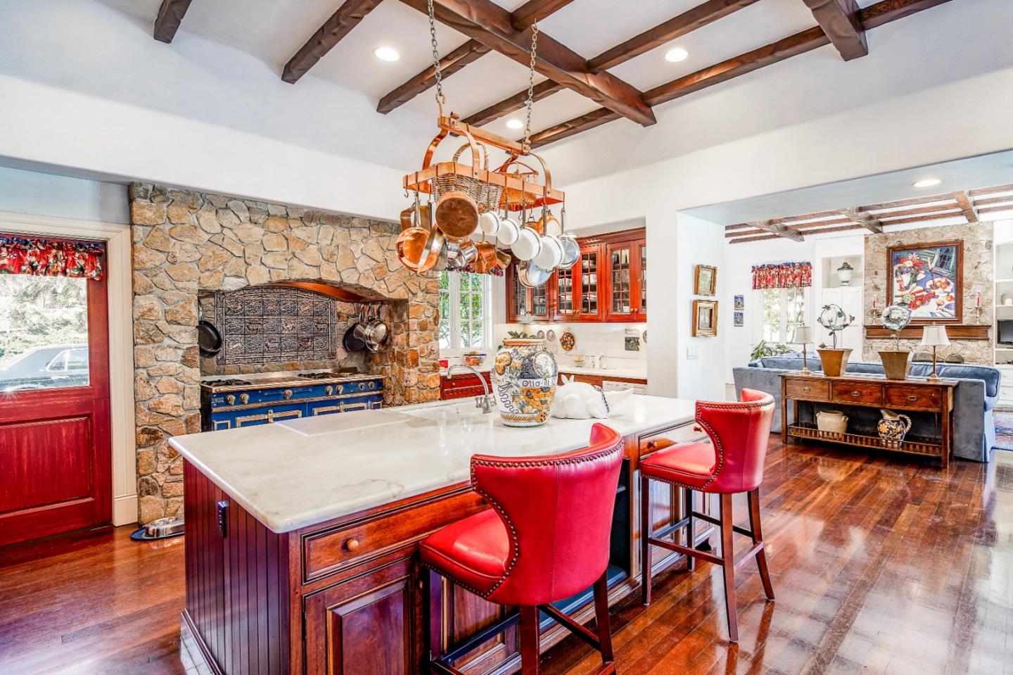 12 Ring Lane Carmel Valley, CA 93924 - Photo 22 of 73 a view of a dining room with furniture window and wooden floor