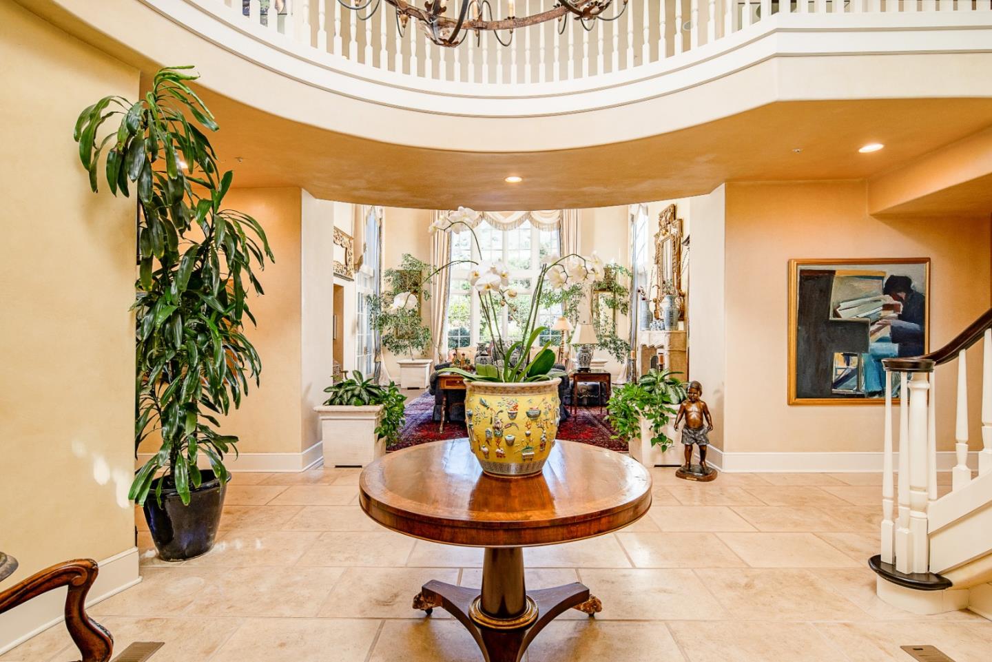12 Ring Lane Carmel Valley, CA 93924 - Photo 6 of 73 a view of a dining room with furniture and a potted plant