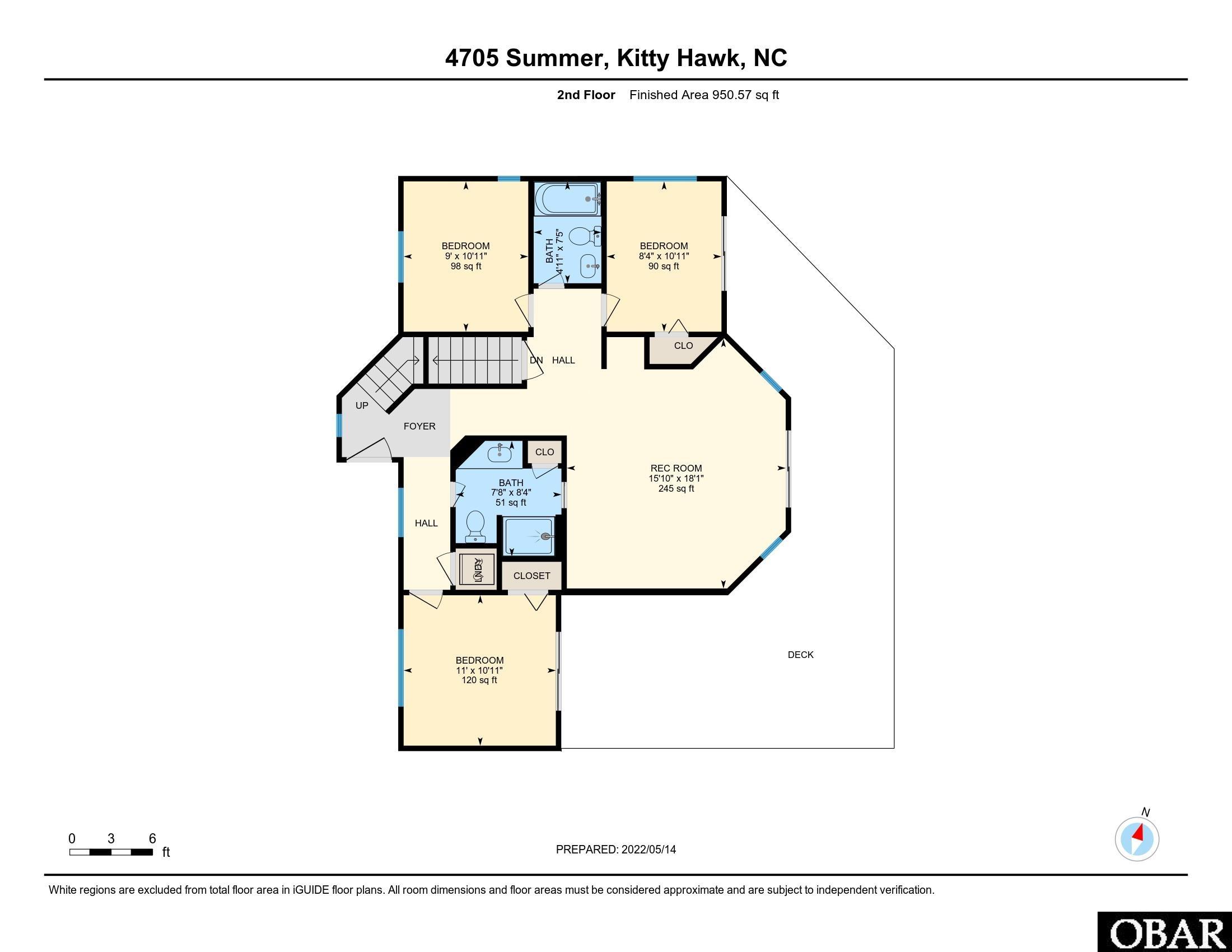 4705 Summer, Unit 2 Kitty Hawk, NC 27949 - Photo 16 of 17 2nd Floor