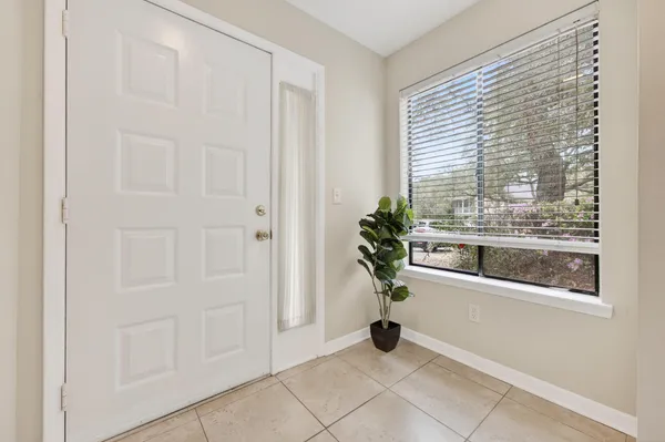 a view of a room with a wardrobe space