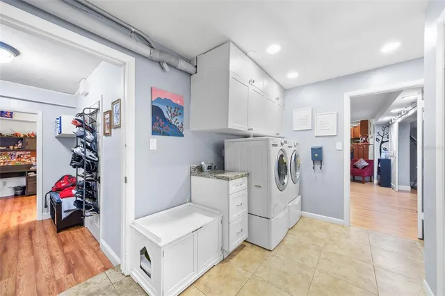 a room with furniture and a wooden floor