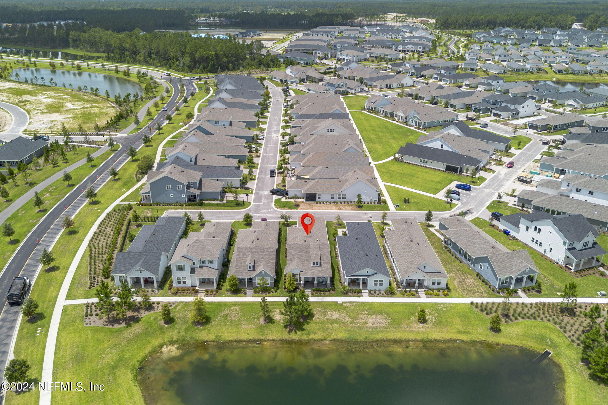 223 Chalet Ct Street St. Augustine, FL 32092 - Photo 44 of 45 an aerial view of residential houses with outdoor space