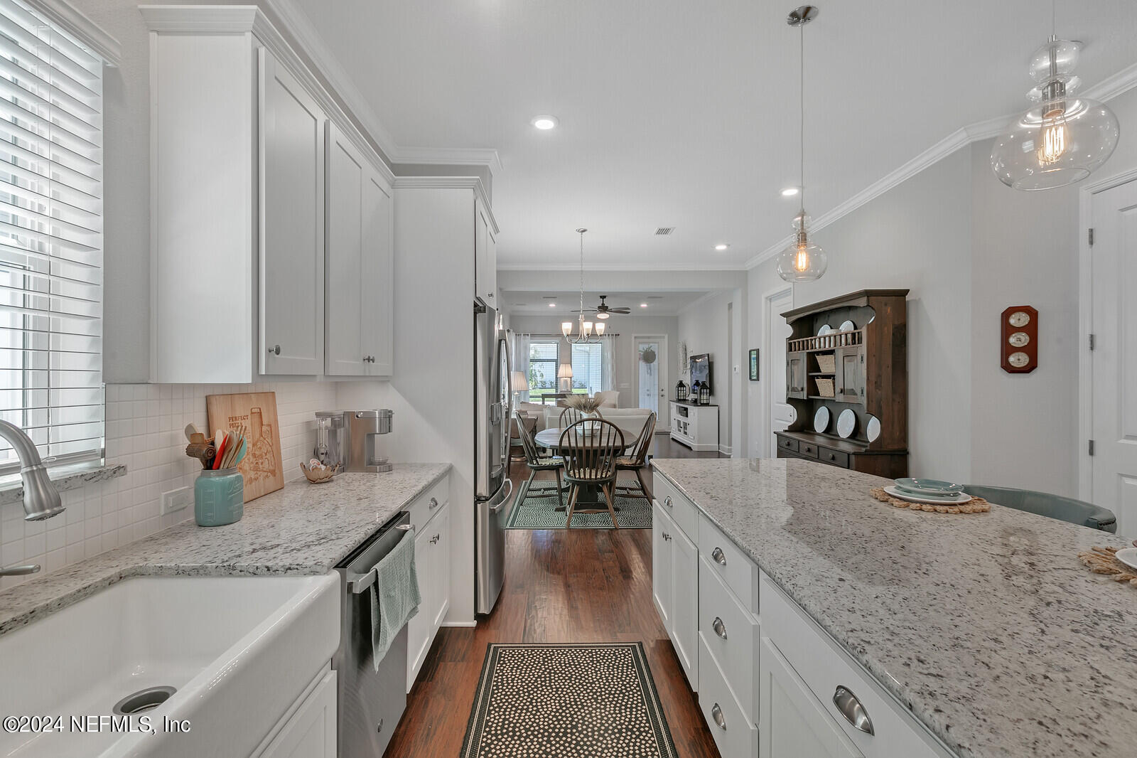223 Chalet Ct Street St. Augustine, FL 32092 - Photo 9 of 45 a kitchen with granite countertop lots of counter top space