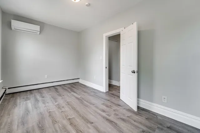 wooden floor in an empty room