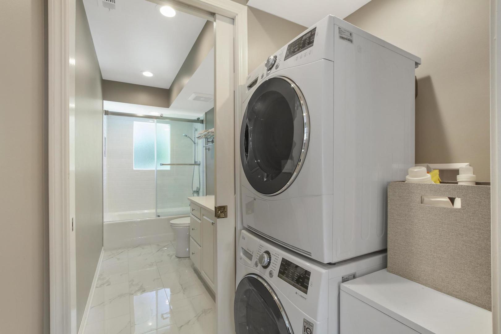 720 Becker Road Glenview, IL 60025 - Photo 18 of 44 a view of a storage and utility room with washer and dryer