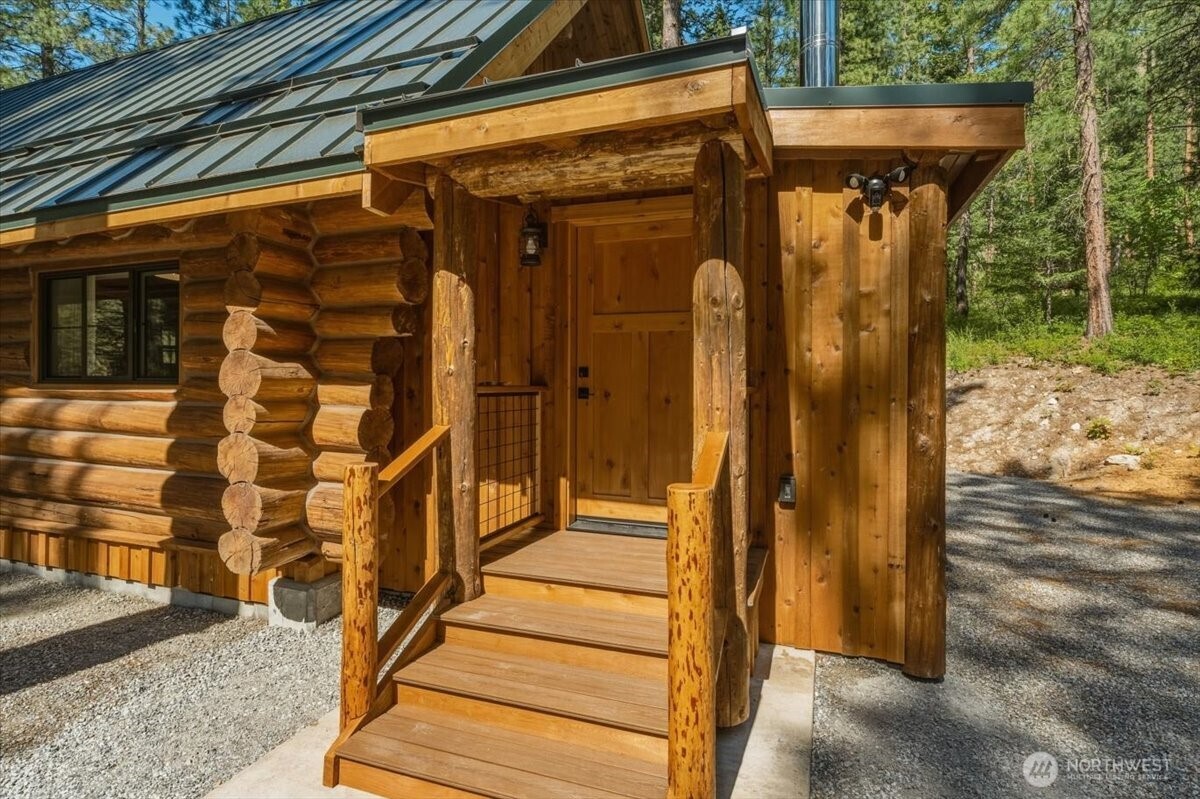 2350 First Crk Road Chelan, WA 98816 - Photo 7 of 39 a view of a entryway door of the house