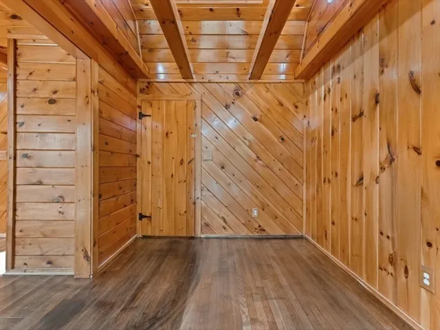 a view of wooden floor