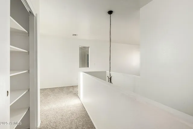 a view of an empty room