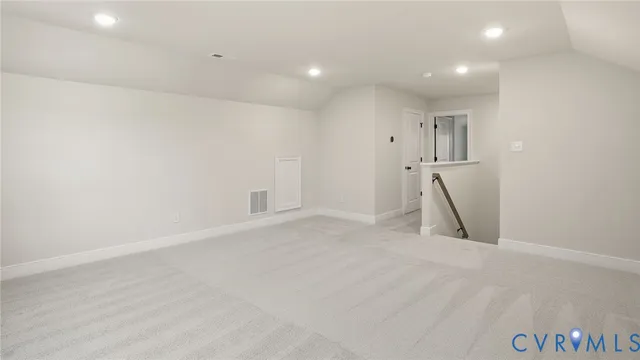 a view of empty room