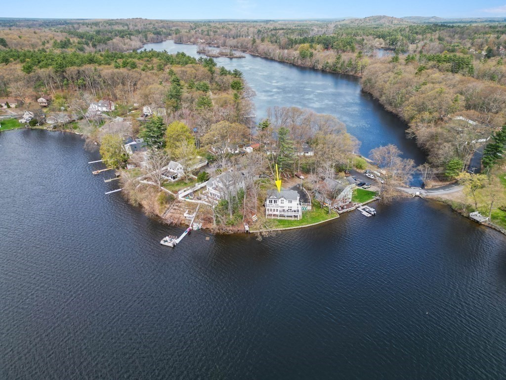 4 Birchmeadow Road Amesbury, MA 01913 - Photo 5 of 42 an aerial view of a house with a lake view