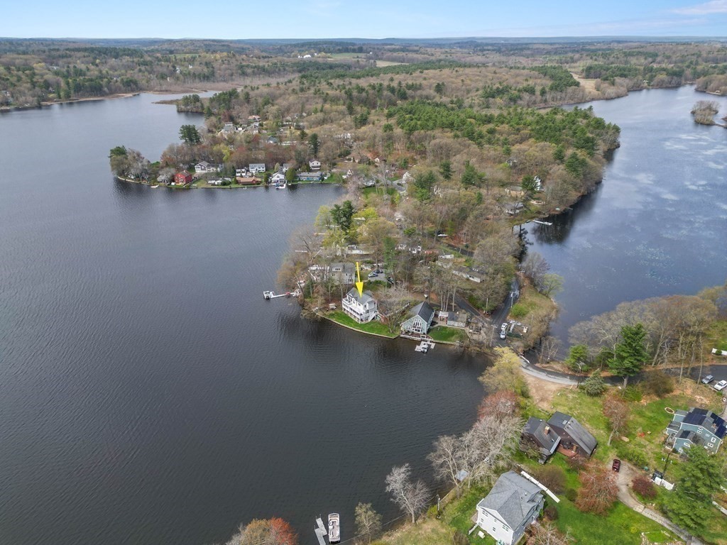 4 Birchmeadow Road Amesbury, MA 01913 - Photo 6 of 42 an aerial view of a house with a lake view