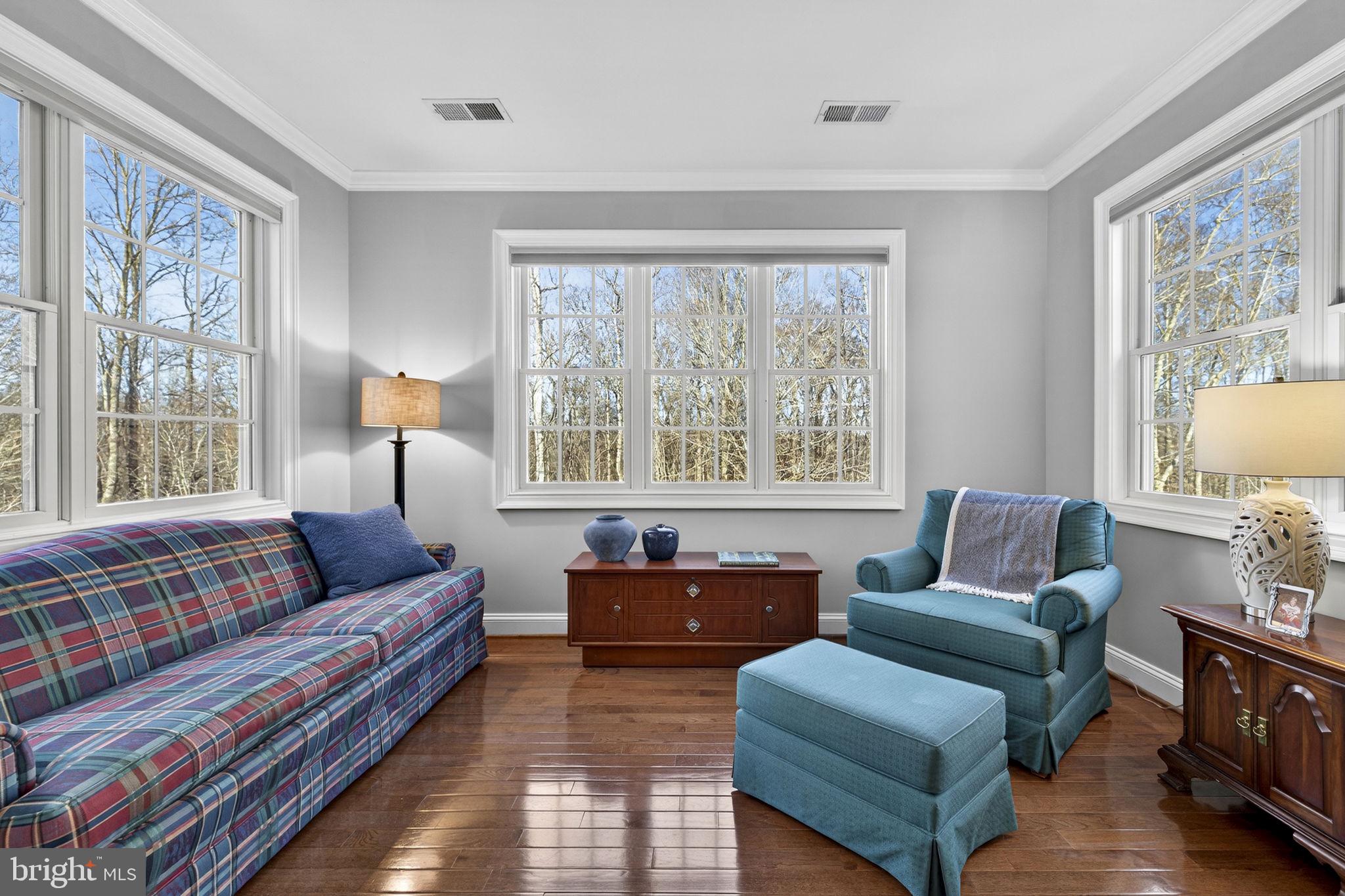 8485 Rogues Road Warrenton, VA 20187 - Photo 32 of 121 a living room with furniture and a large window