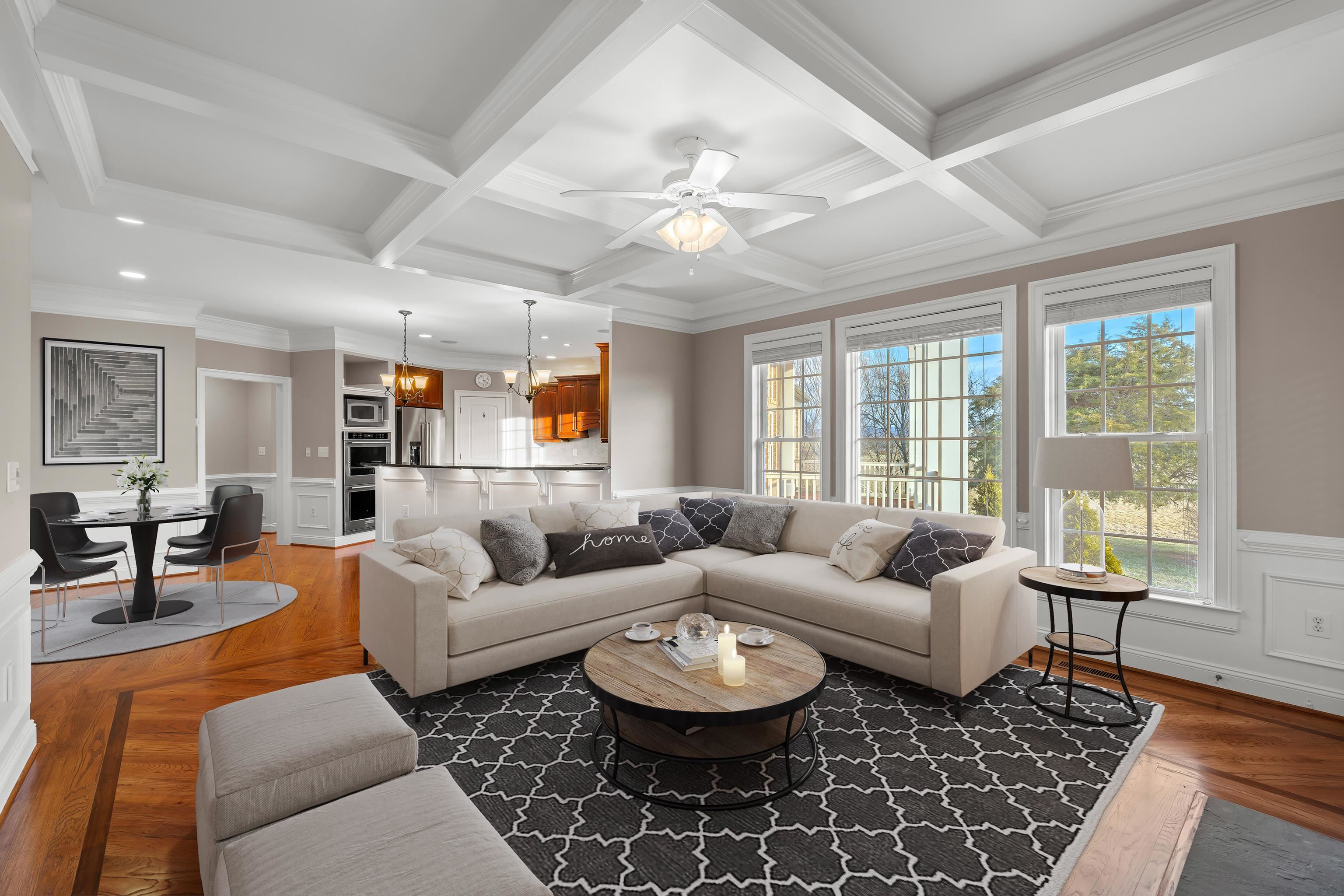 3485 Barterbrook Road Staunton, VA 24401 - Photo 21 of 71 a living room with furniture and a large window