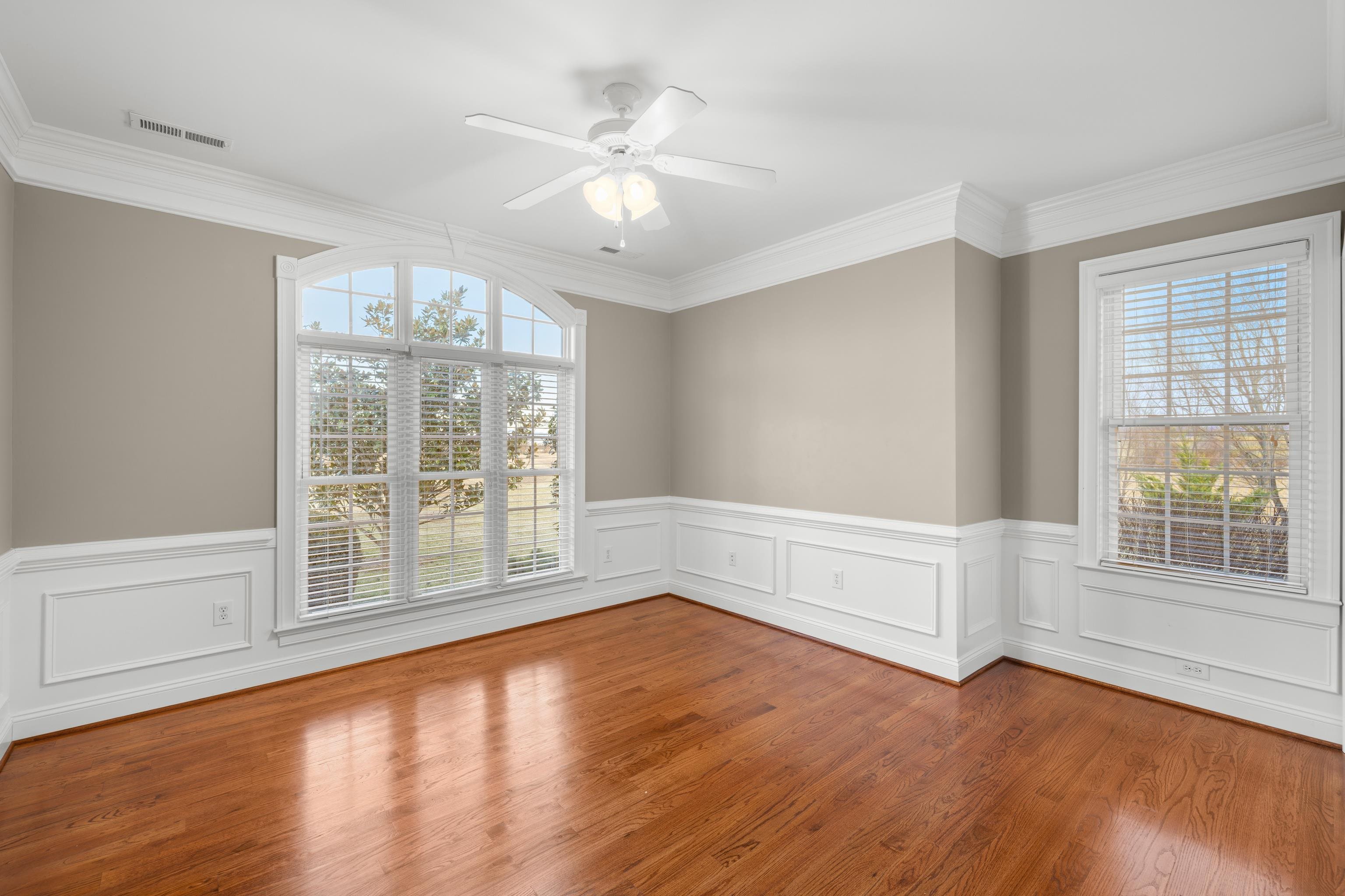 3485 Barterbrook Road Staunton, VA 24401 - Photo 38 of 71 a view of an empty room with wooden floor and a window