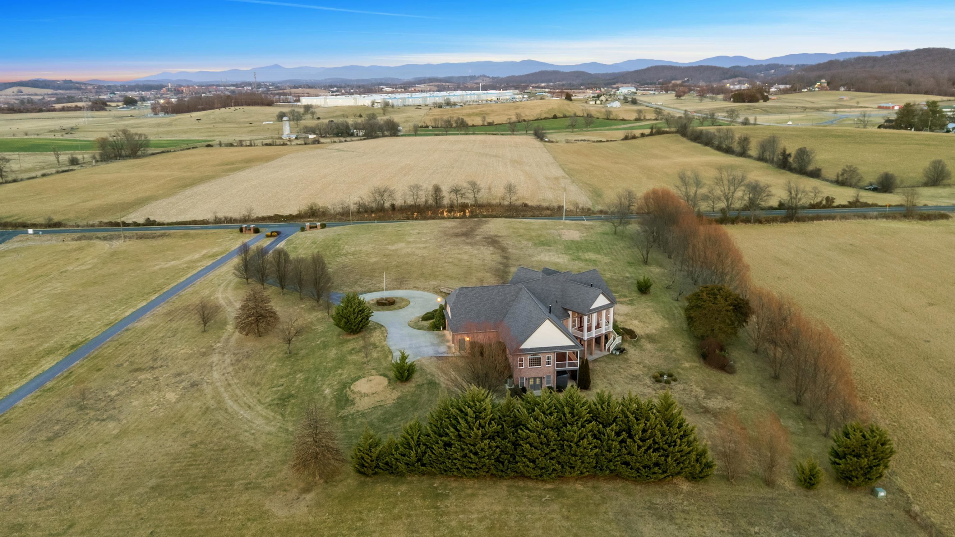 3485 Barterbrook Road Staunton, VA 24401 - Photo 68 of 71 an aerial view of residential building with outdoor space and lake view