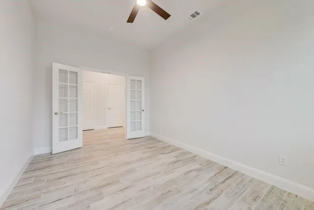 wooden floor in an empty room