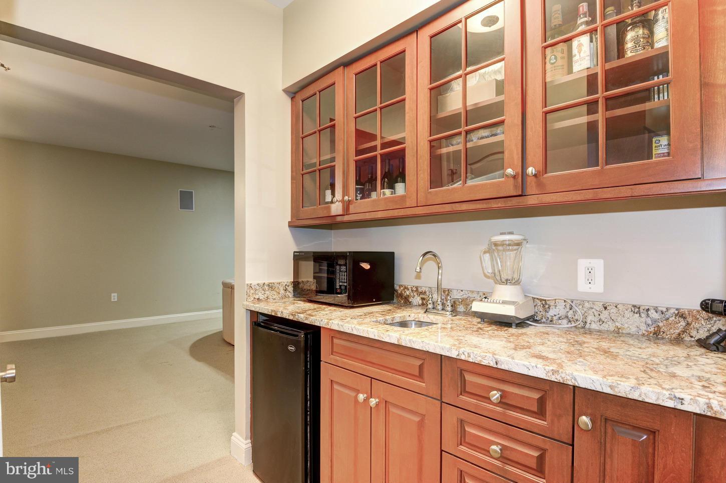 6103 Kirby Road Bethesda, MD 20817 - Photo 21 of 22 Lower Level Wet Bar