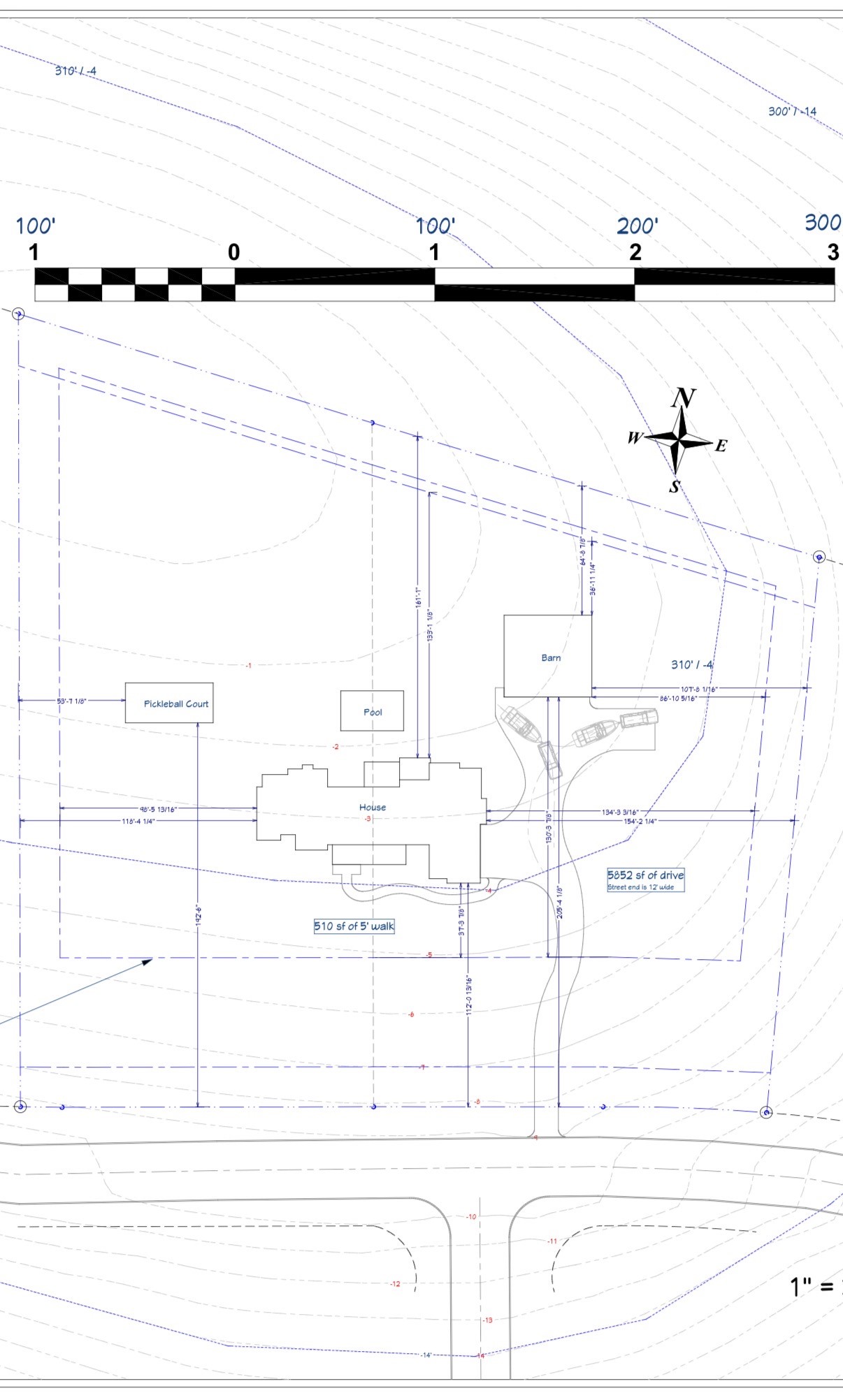 498 Lonestar Road Huntsville, TX 77340 - Photo 23 of 24 Lot Rendering shows option for adding a house, pickleball court, pool, barn, and extended driveway!