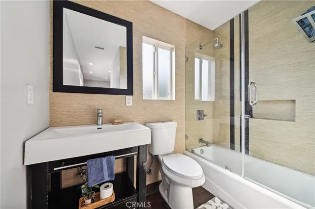 a view of small space with racks on the wall