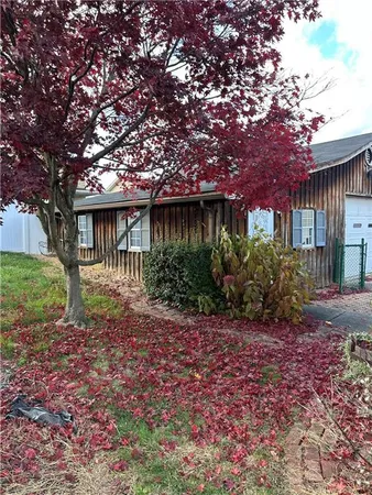a sign that is sitting on a deck