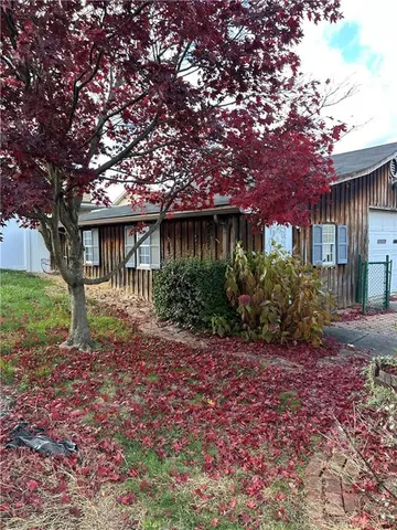 a sign that is sitting on a deck