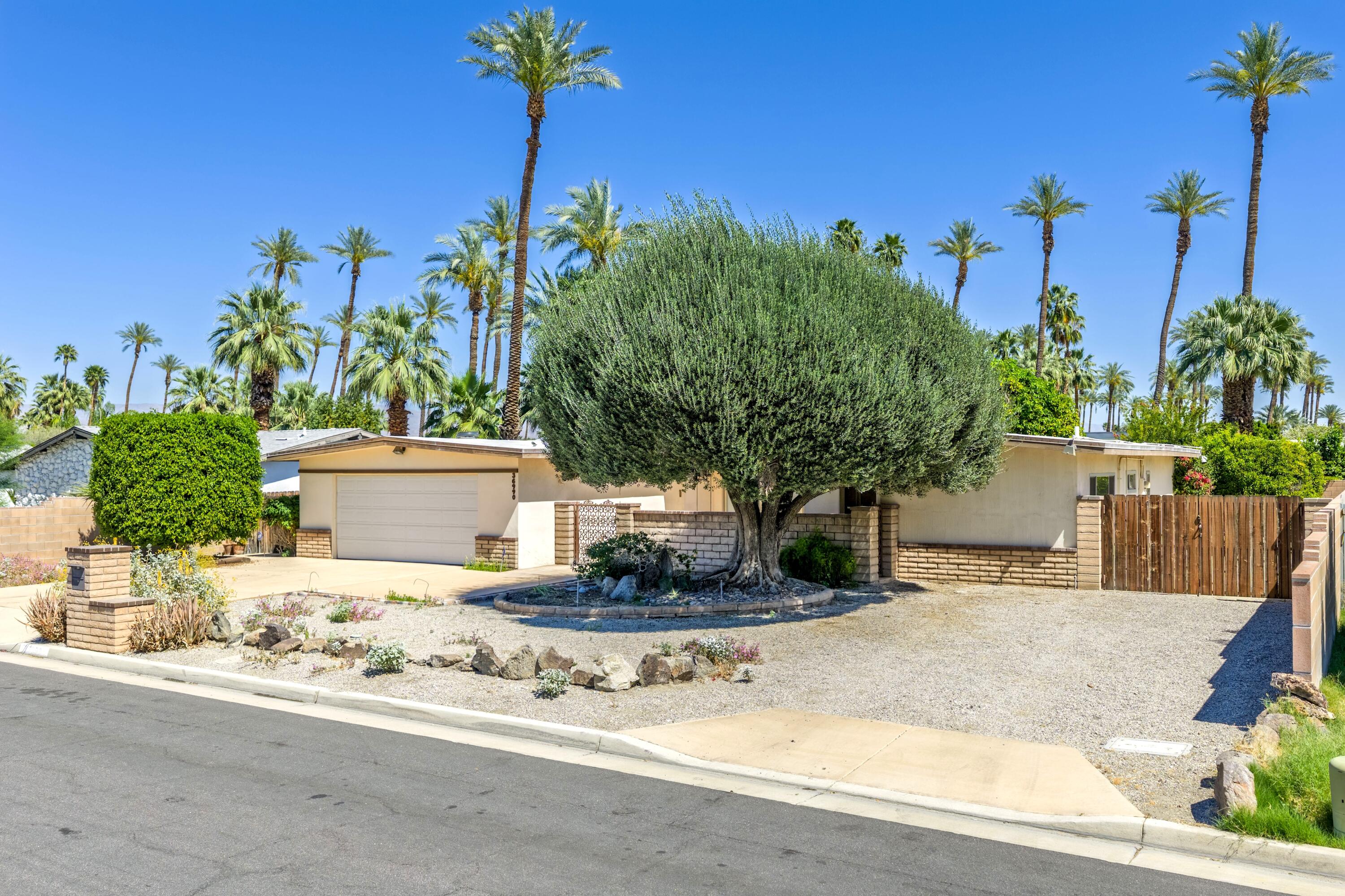 36990 Ferber Drive Rancho Mirage, CA 92270 - Photo 2 of 29 a view of a house with a yard and tree s