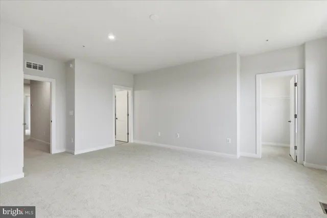 a view of an empty room