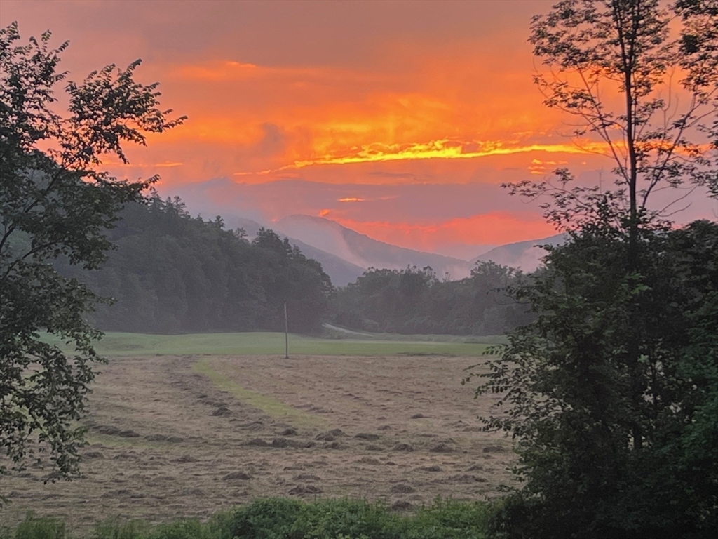 14 East Hawley Road Charlemont, MA 01339 - Photo 39 of 42 a view of mountain with sunset in background