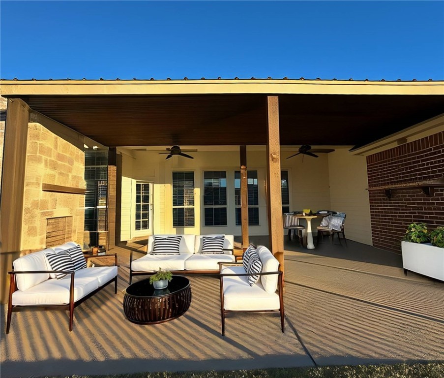 23 North Shore Circle Waco, TX 76708 - Photo 15 of 32 a outdoor living space with furniture and city view