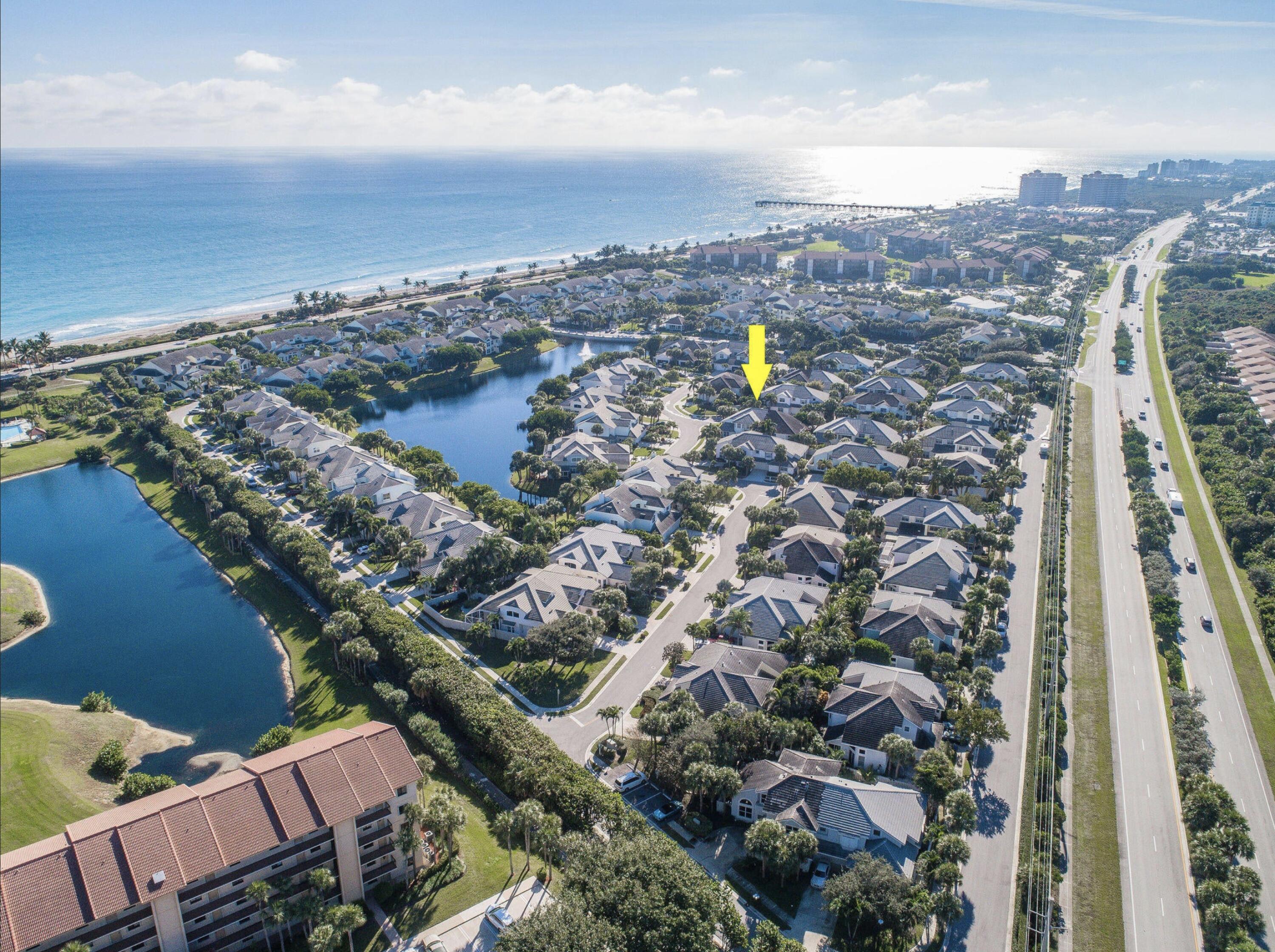 3028 Windward Way Jupiter, FL 33477 - Photo 37 of 48 SeaColony-Beach-House-Aerial