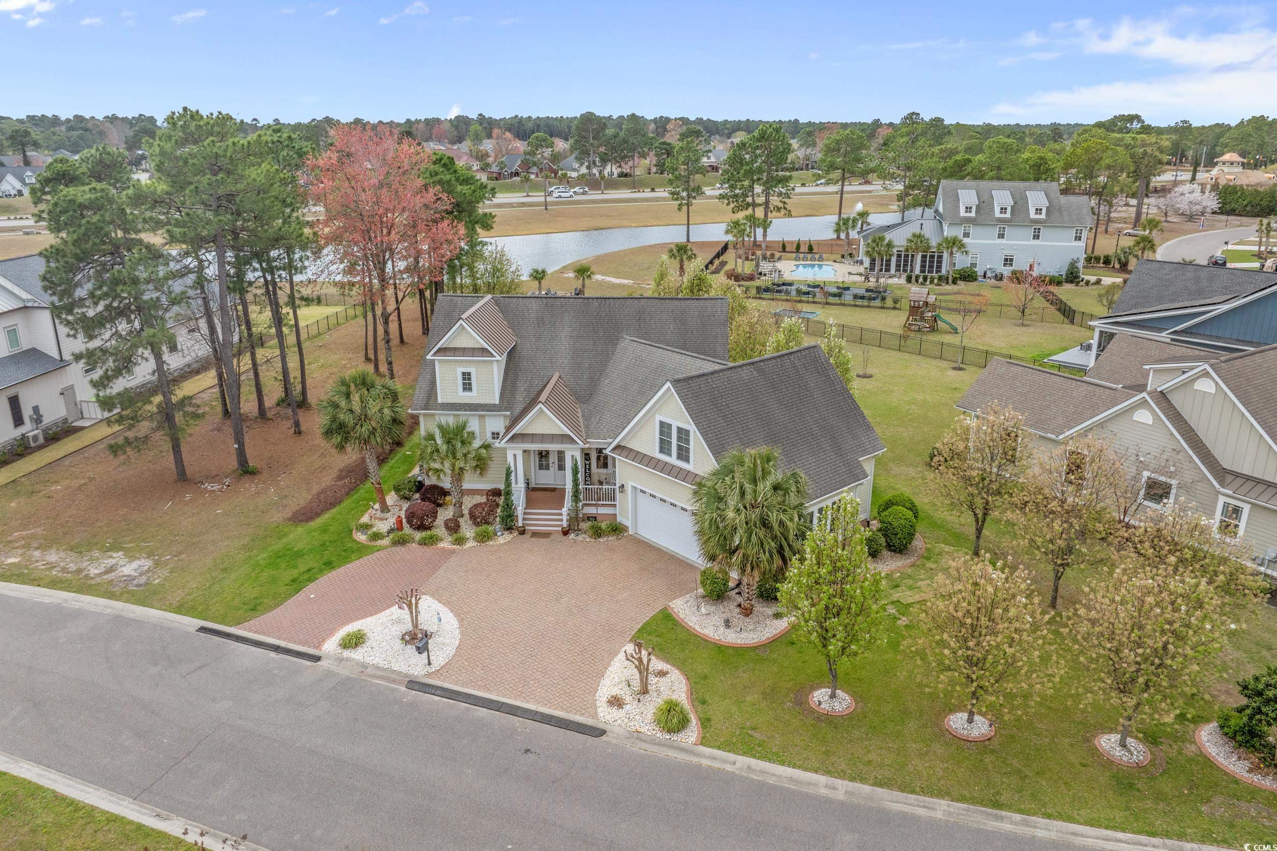 416 Seabury Lane Myrtle Beach, SC 29579 - Photo 2 of 39 Bird's eye view featuring a residential view and a water view