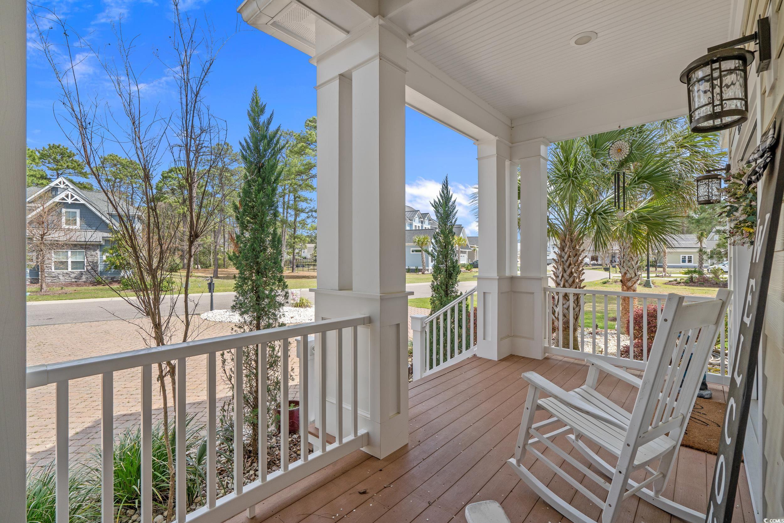 416 Seabury Lane Myrtle Beach, SC 29579 - Photo 3 of 39 Wooden terrace with a residential view and a porch
